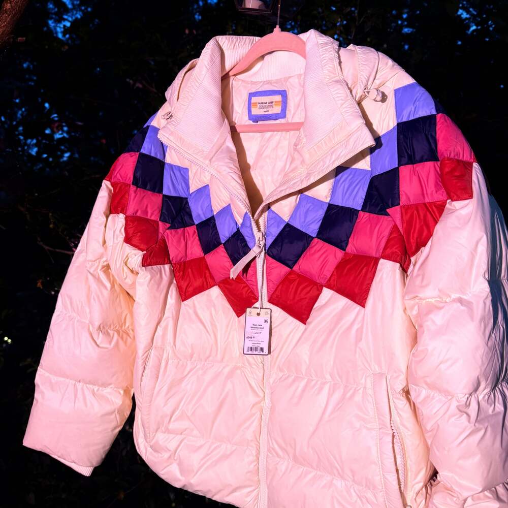 Marine Layer Archive Sierra Puffer Multi Fair Isle Jacket